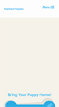 Mobile Screenshot of keystonepuppies.com