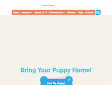 Tablet Screenshot of keystonepuppies.com